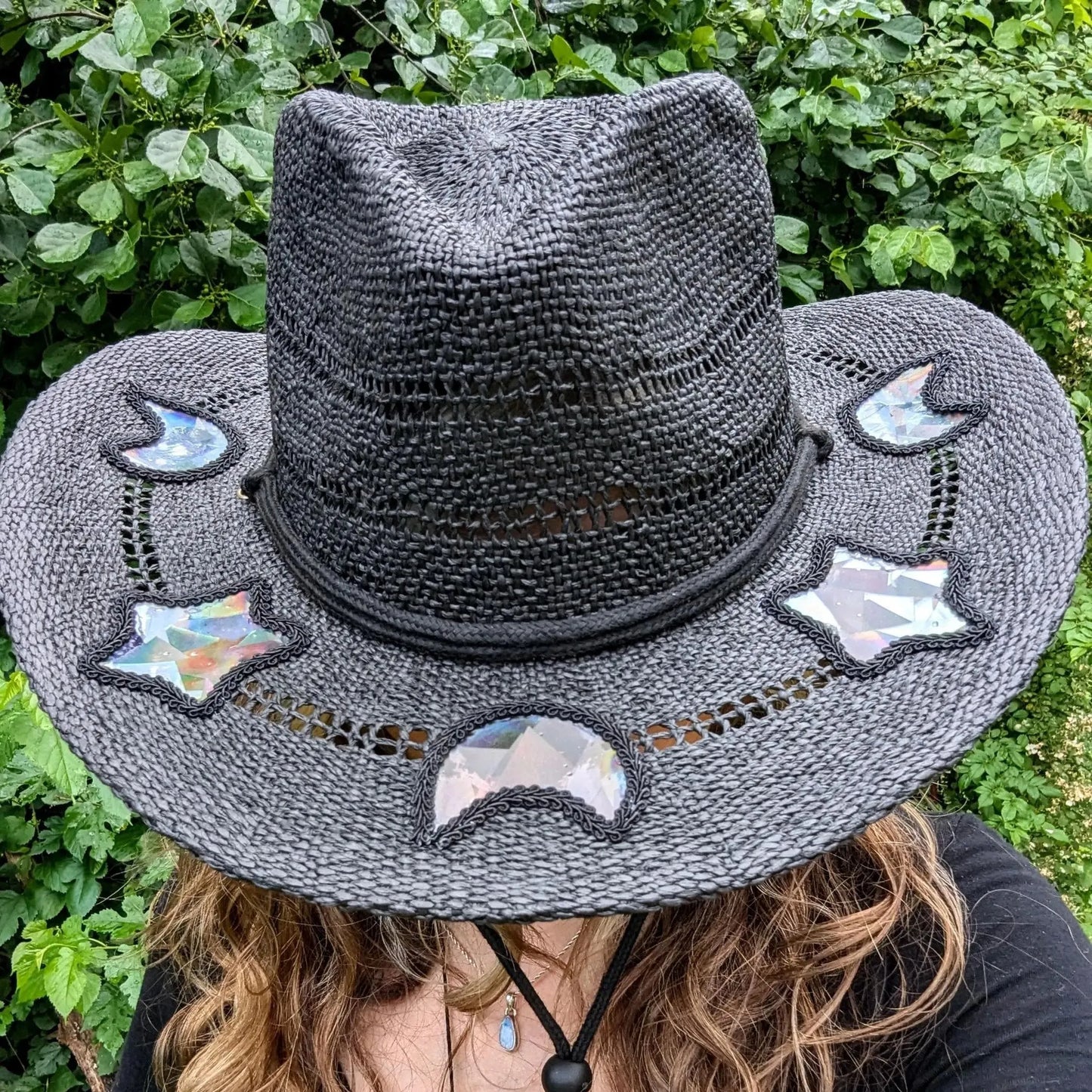 CZTICLE® Last Day 50% OFF🔥Suncatcher Cowgirl Straw Prism Hat D01