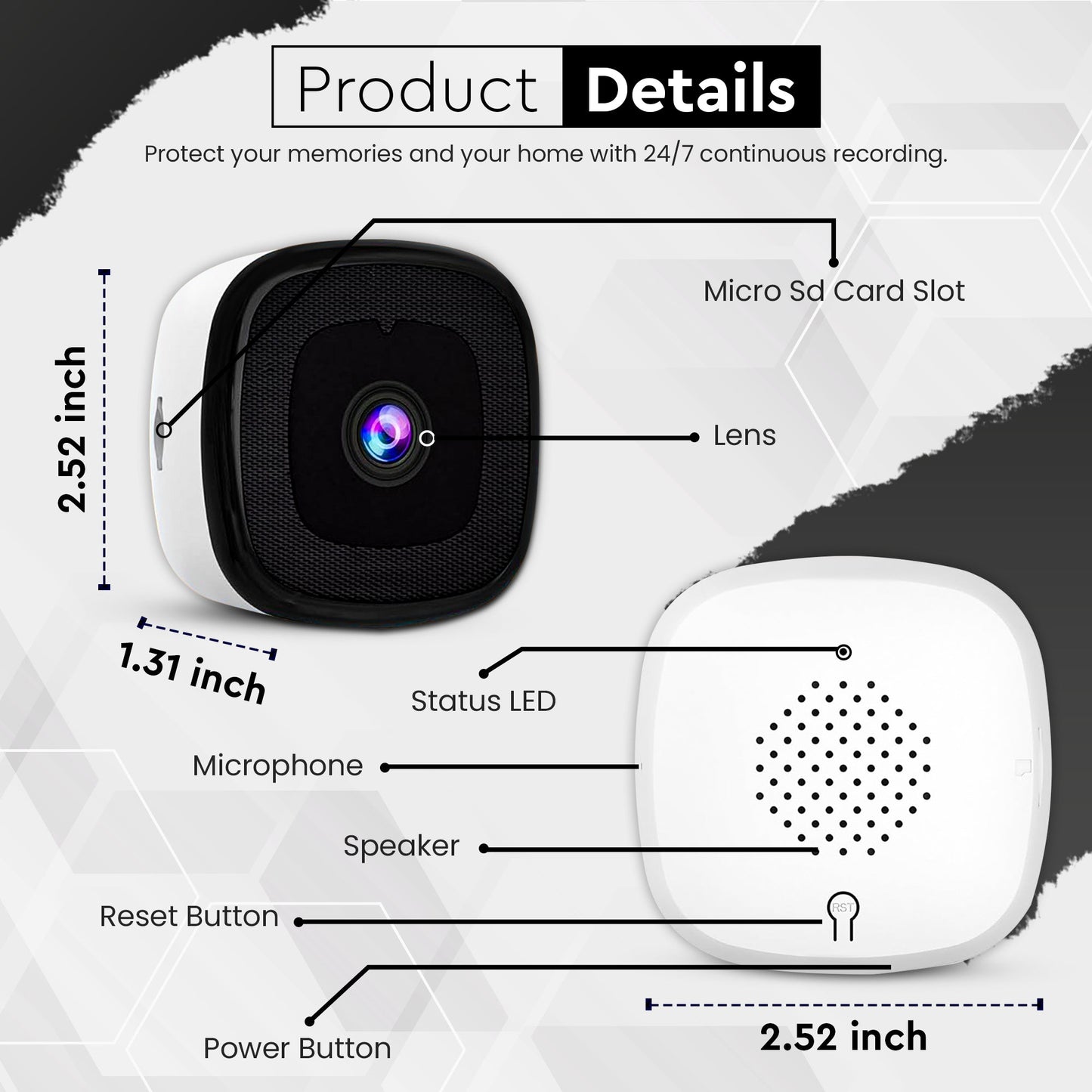 CZTICLE® 3MP W150 Window Camera