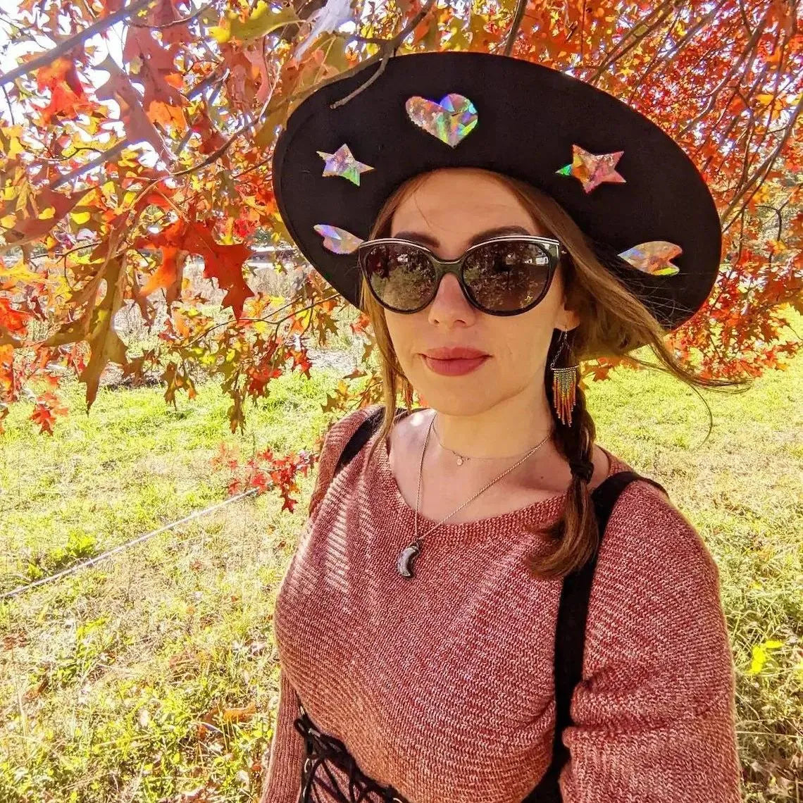 CZTICLE® Last Day 50% OFF🔥Suncatcher Cowgirl Straw Prism Hat D01