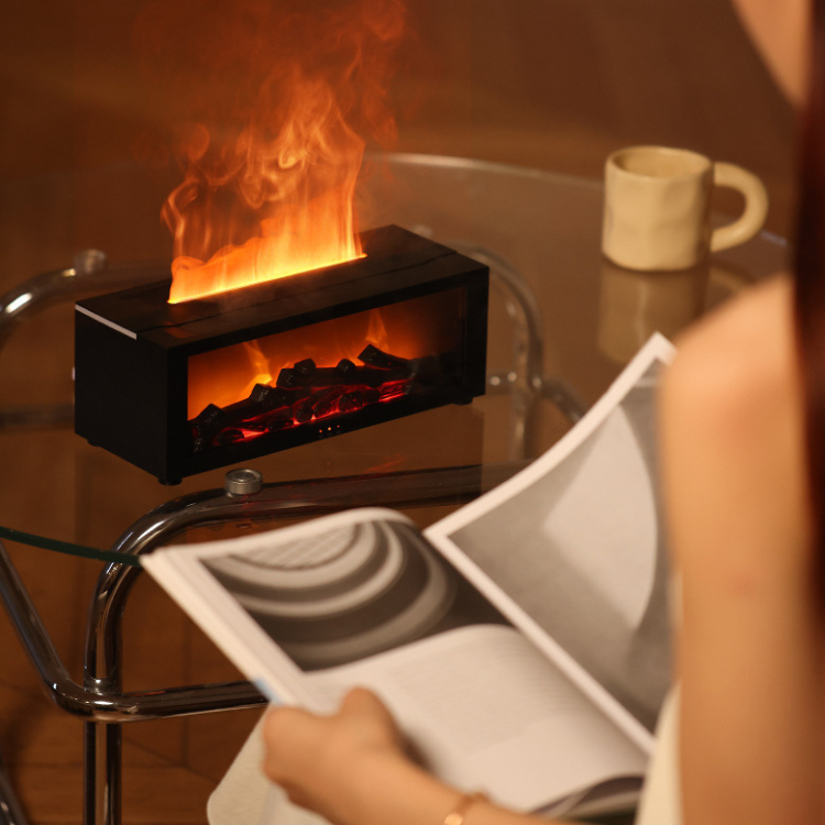 CILIFER® Flame Humidifier Fireplace Aromatherapy Diffuser