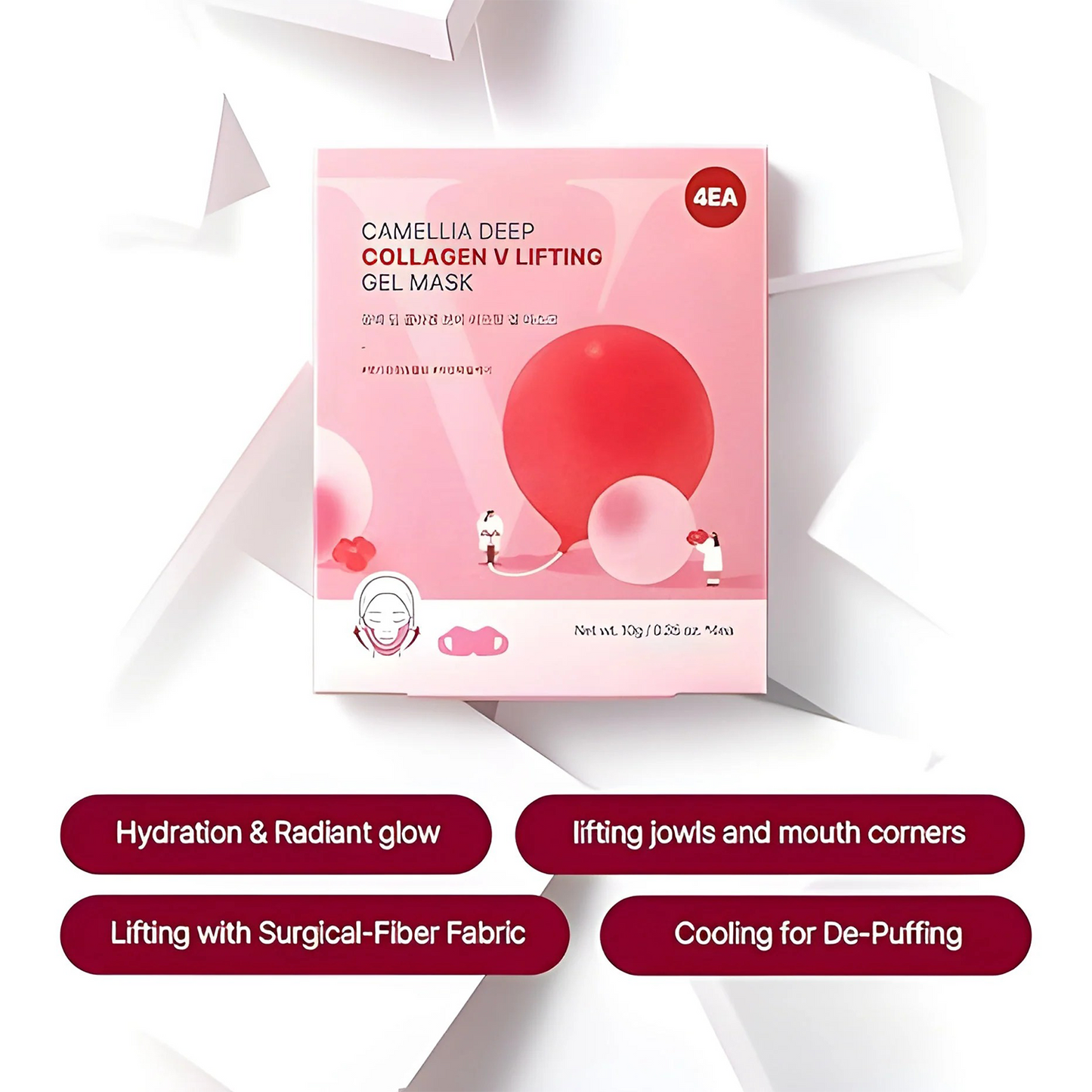 LUHAKA® Camellia Deep Collagen V Lifting Gel Mask 14EA