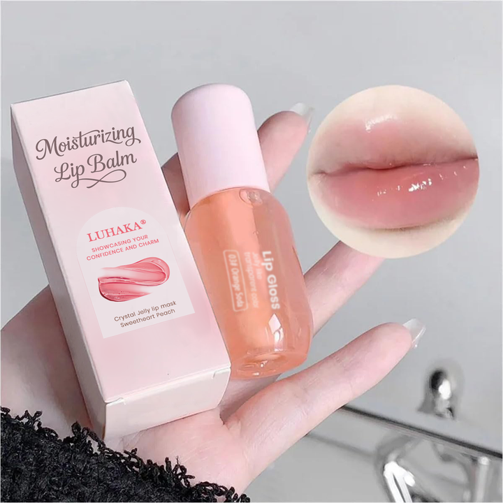 Luhaka® Moisturizing Lip Balm.Hydrating Glossy Lip Oil Stick For Women. Lips Care For Dry & Chapped Lips. Christmas Gift. Mother'S Day Gift (3pcs)