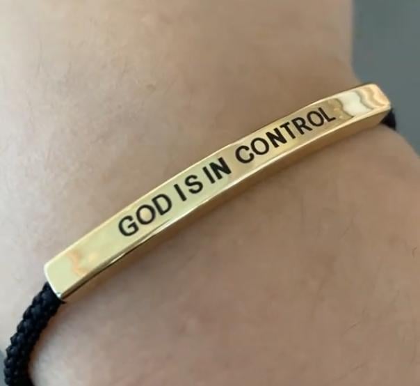 CZTICLE® ✝️Inspire Bracelet GOD IS IN CONTROL/W.W.J.D - Elegant Design with Unique Patterns and Letters D01