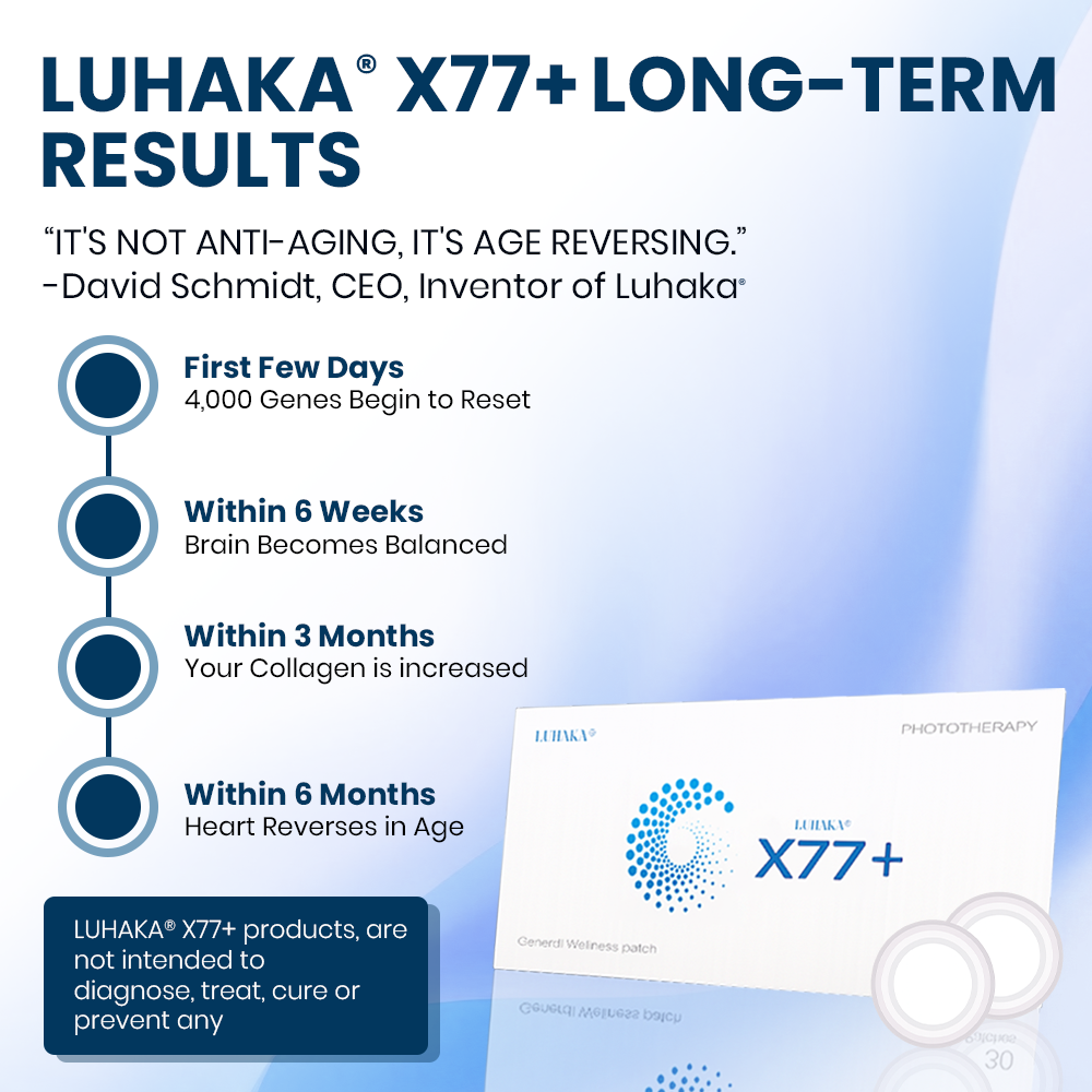 LUHAKA® X77+ Photobiomodulation Stem Cell Activation Patch