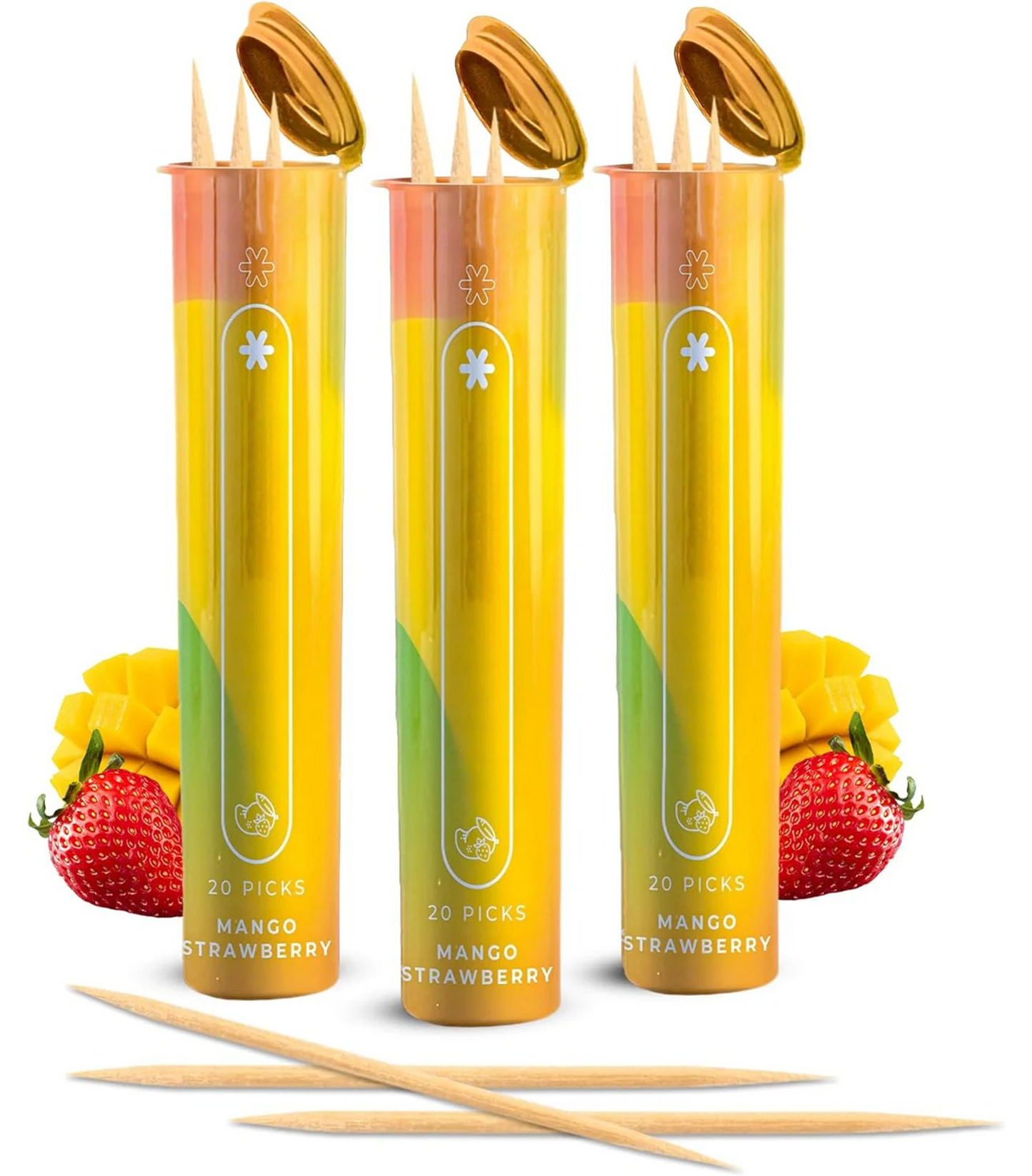 CZTICLE® Help Quit Smoking Extra Thick Boosting Flavored Toothpicks with Lobelia to Help Quit Smoking - Oral Fixation - Nicotine Free Toothpicks - 4 Flavors Kosher Variety Pack