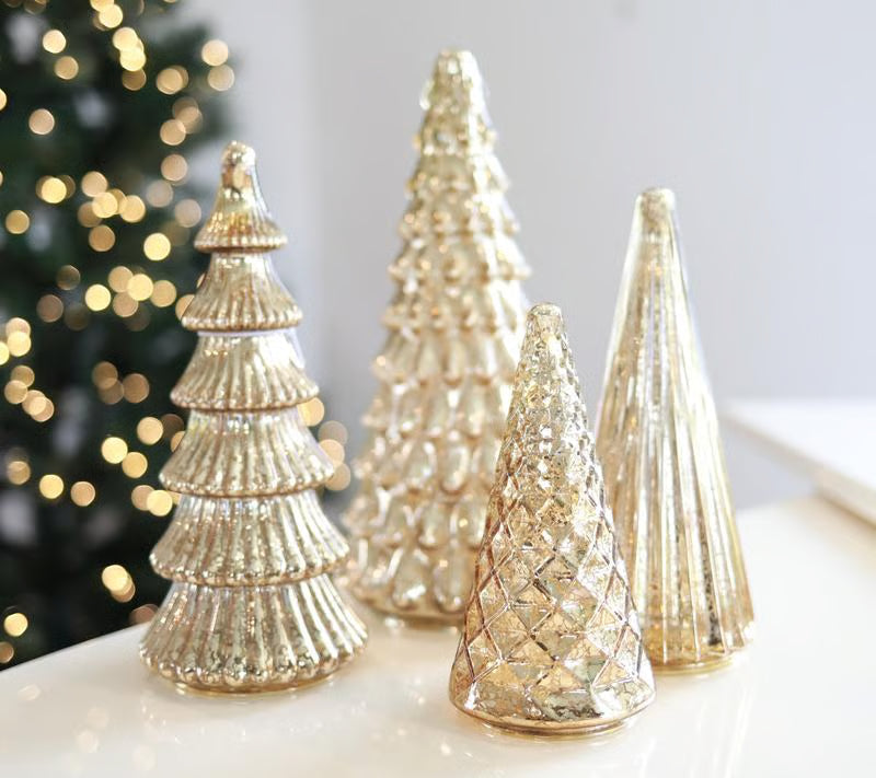 Billhol® 🔥LAST DAY 50% OFF 🔥 Set of 5 Illuminated Mercury Glass Trees