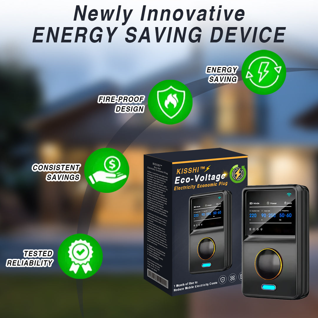 KISSHI™ Eco-Voltage Electricity Economic Plug