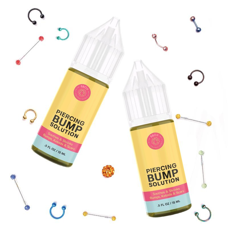 LUHAKA® Piercing Bump Solution I Keloid Bump Removal - Soothing Essential Oil for Piercing Bumps, Keloids & Scars | Nose, Ears, Body