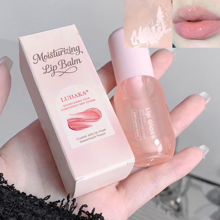 Luhaka® Moisturizing Lip Balm.Hydrating Glossy Lip Oil Stick For Women. Lips Care For Dry & Chapped Lips. Christmas Gift. Mother'S Day Gift (3pcs)