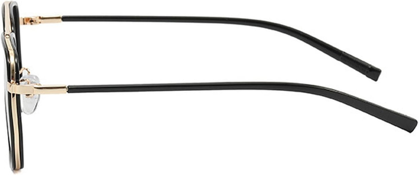 CZTICLE® Vintage Square Oversized Pilot Sunglasses for Women Men Double Bridge Sun Glasses 70s Trendy Stylish Shades