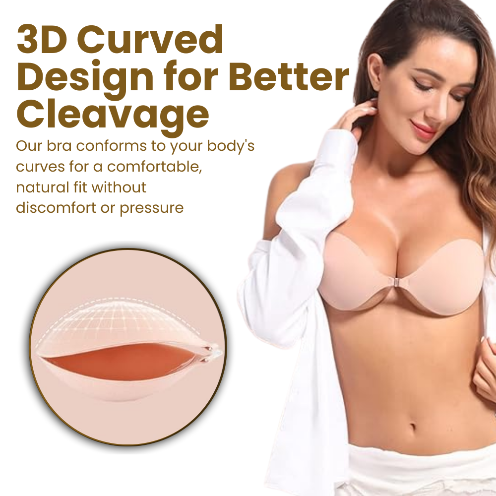 Luhaka® Adhesive Bra Strapless Sticky Invisible Push Up Silicone