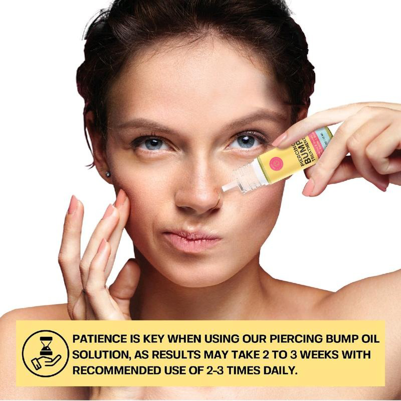 LUHAKA® Piercing Bump Solution I Keloid Bump Removal - Soothing Essential Oil for Piercing Bumps, Keloids & Scars | Nose, Ears, Body