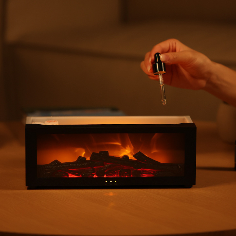 CILIFER® Flame Humidifier Fireplace Aromatherapy Diffuser