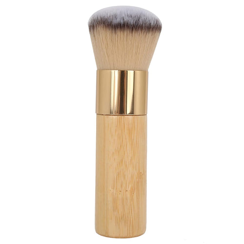 CZTICLE® Fluffy Blush & Powder Brush. Soft Bronzer Brush for Cheeks. Nail Dust Removal Brush. Portable Makeup Tool with Ergonomic Handle