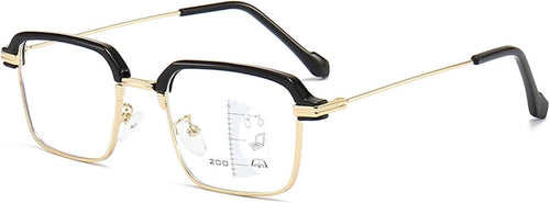 CZTICLE® Dual Focus Glasses.1.0-4.0 Progressive Reading Glasses for Women Men. Anti Reflective Clear Adjusting Glasse