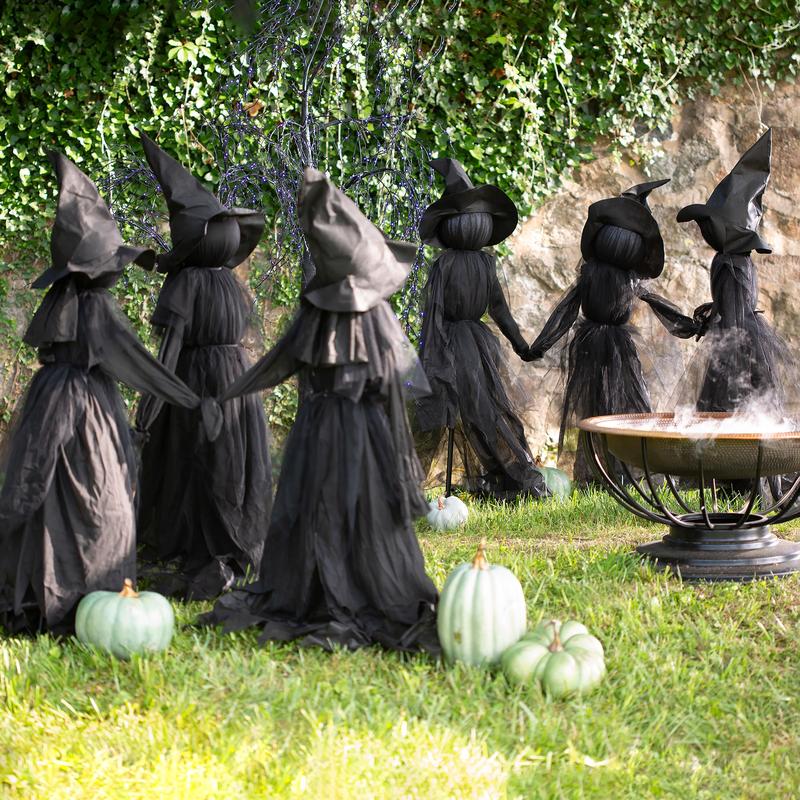 2025 Halloween Special 🧙♀️Lighted Halloween Witch Stakes