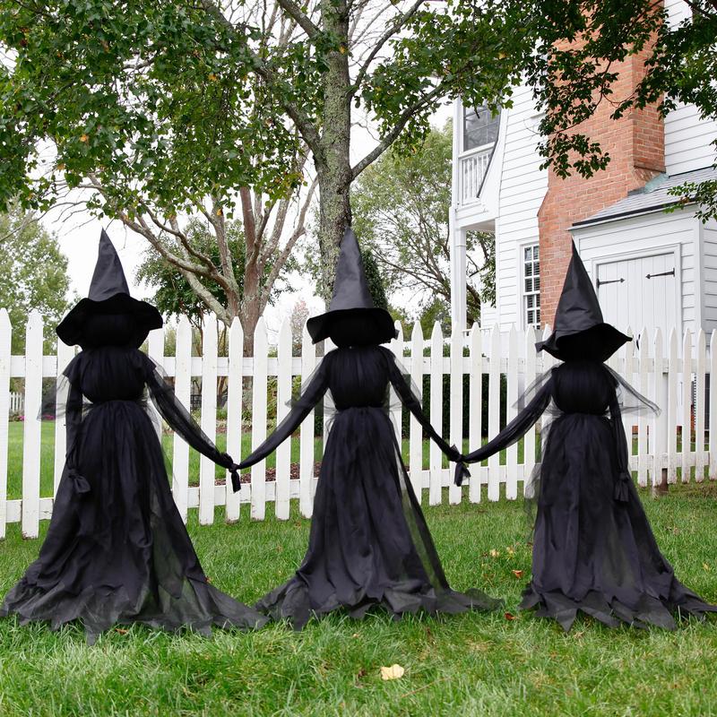 2025 Halloween Special 🧙♀️Lighted Halloween Witch Stakes