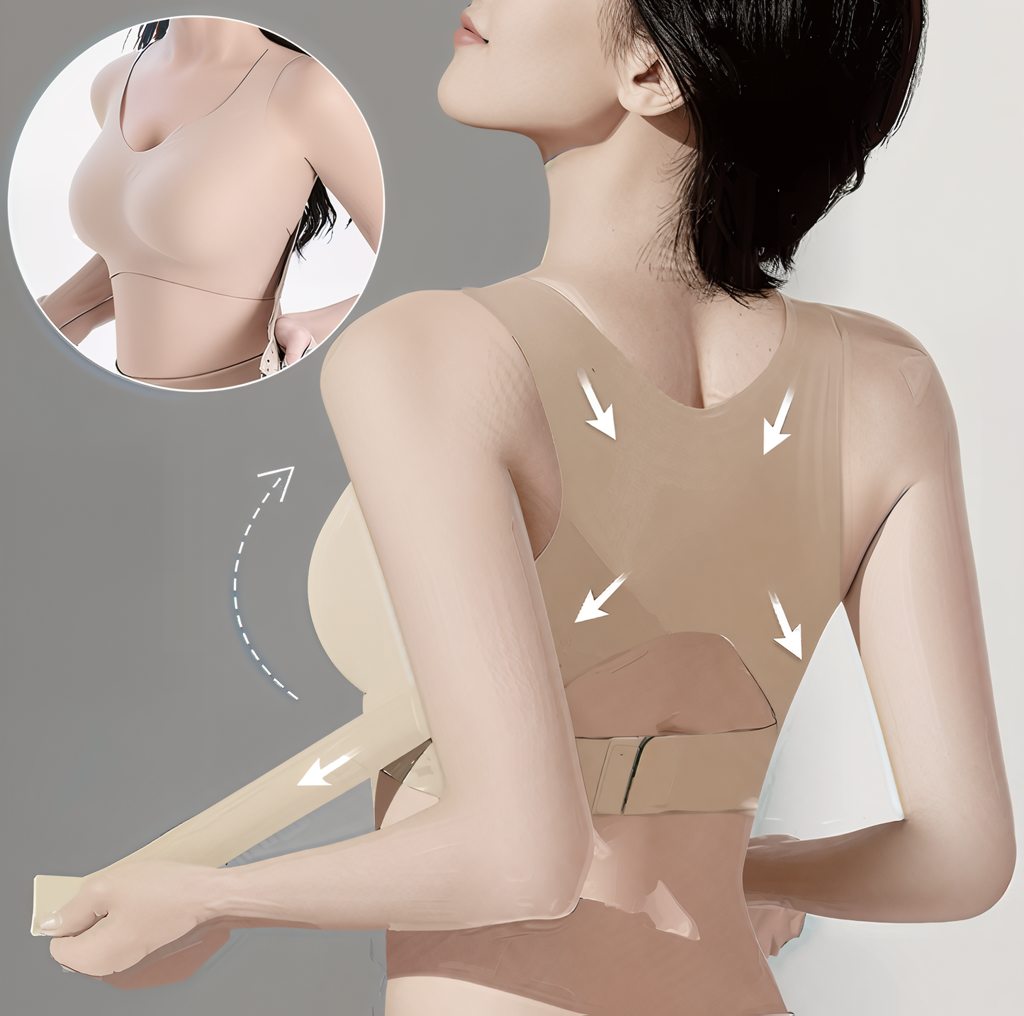 SFRCORD® wire-free Posture-Fix bra
