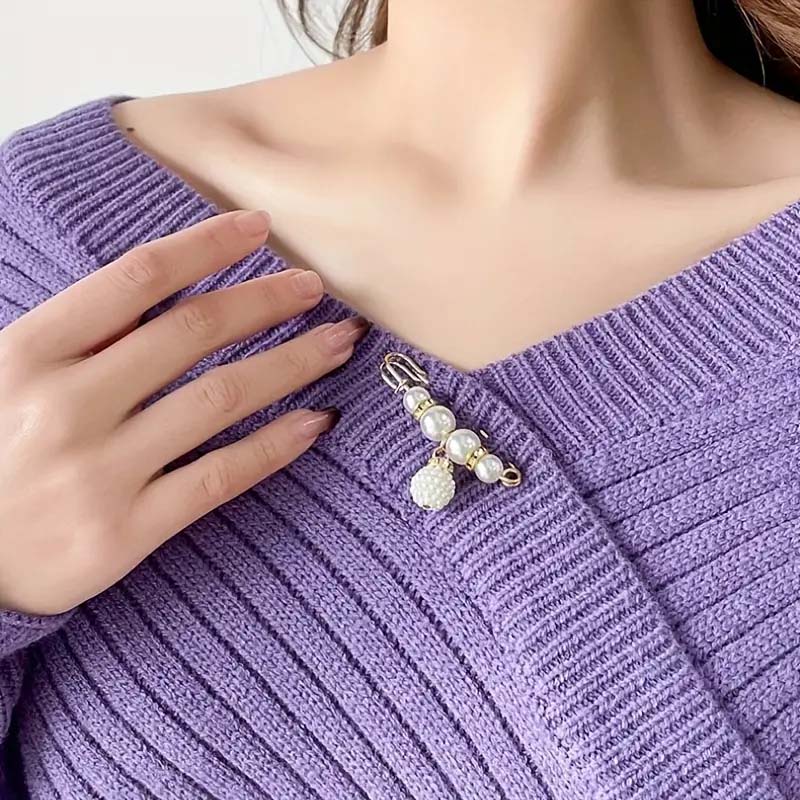 CILIFER® Sparkling pearl decorative pin, can be used to decorate pants and hats.
