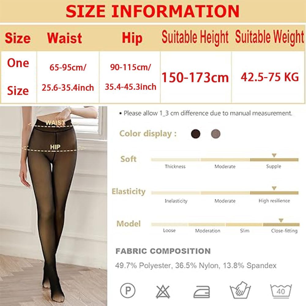 SFRCORD® Fleece panty. thermische legging. thermische panty. winter.