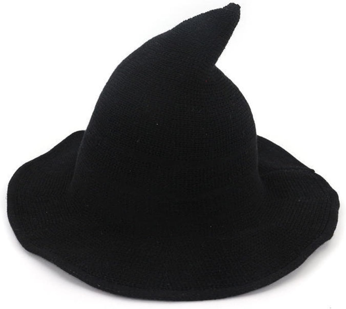 SFRCORD® Halloween Regular Wizard Hat. Foldable Knit hat. Peaked Female.