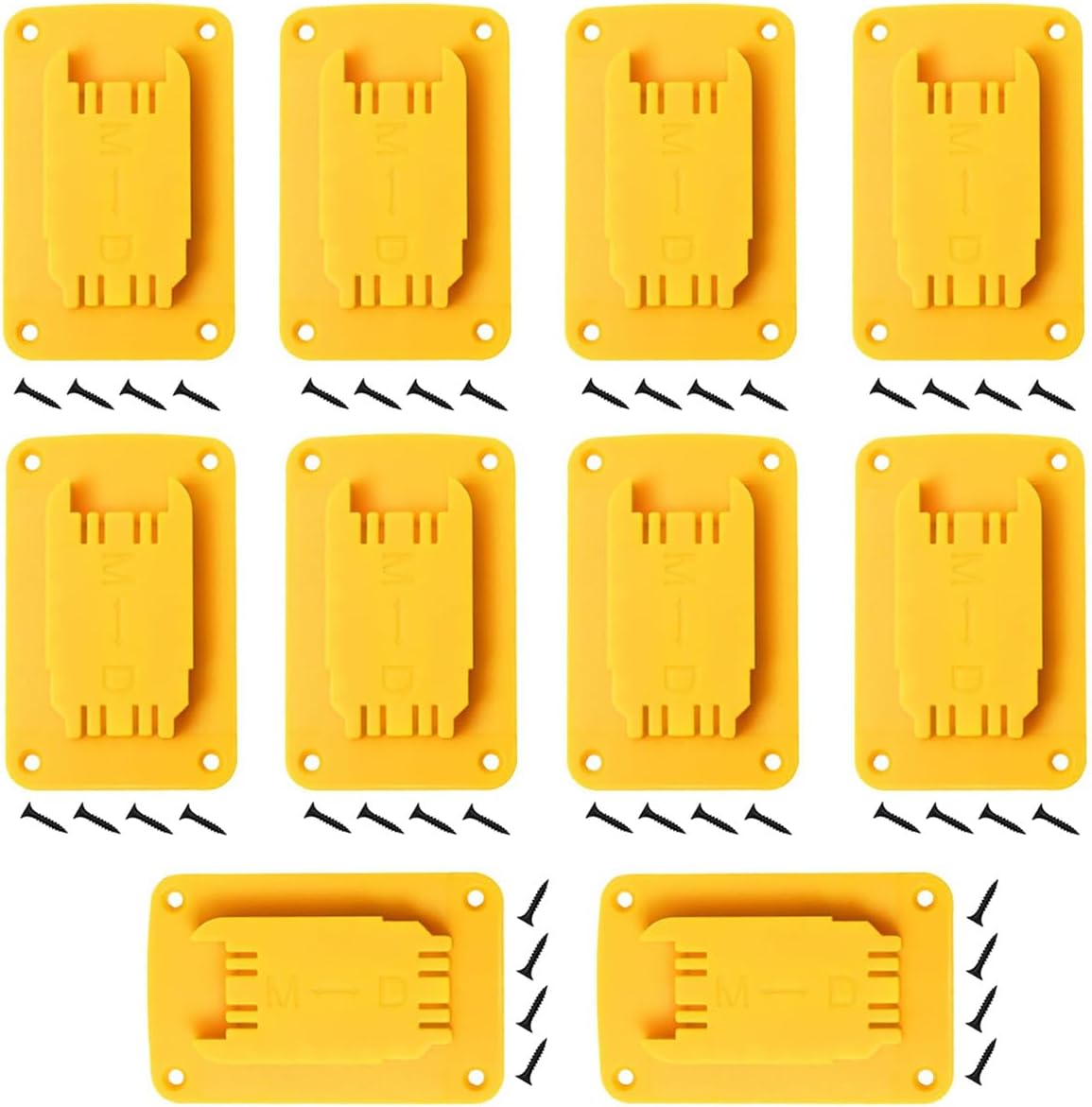 CILIFER® 5packs Tool Holders Replacement Compatible with Dewalt 20V / 60V Cordless Router Nailer Saw Drill Tools Mount/Wall Hanger. Compatible with M18 Tools