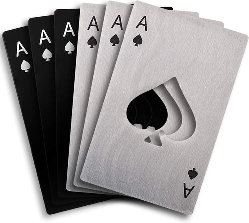 CILIFER® Stainless Steel Casino Poker Bottle Opener Set