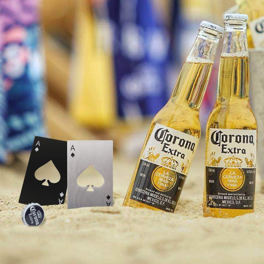 CILIFER® Stainless Steel Casino Poker Bottle Opener Set