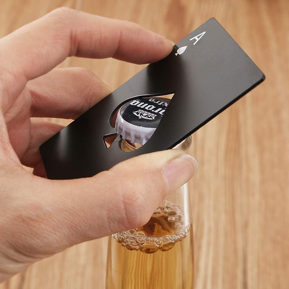 CILIFER® Stainless Steel Casino Poker Bottle Opener Set