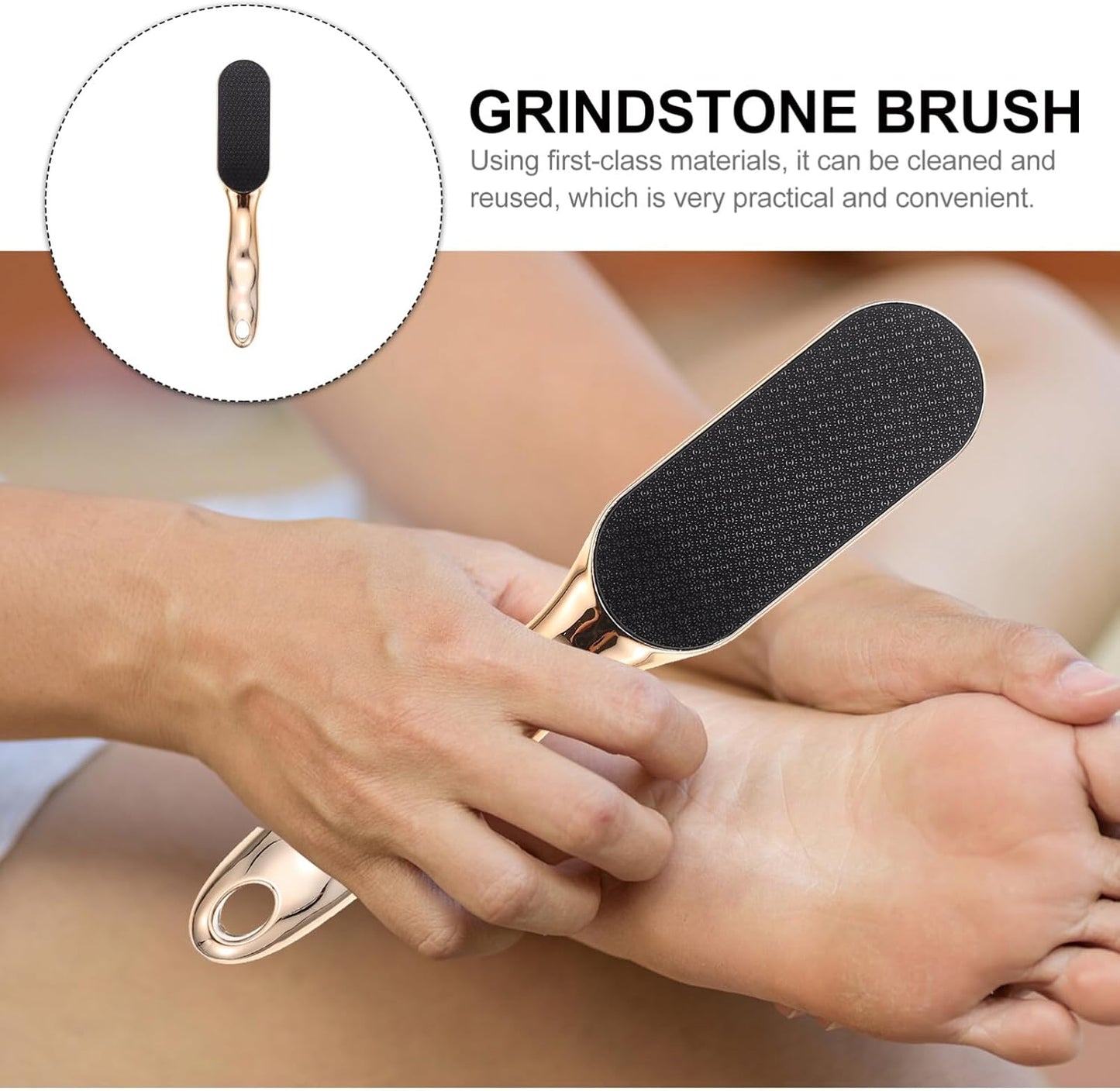 CZTICLE® Foot rubbing Board Remover for feet Foot Sole exfoliating Pedicure Grater for feet Foot File kit Heel Scraper for feet Foot Shaver Stainless Steel no Clippers