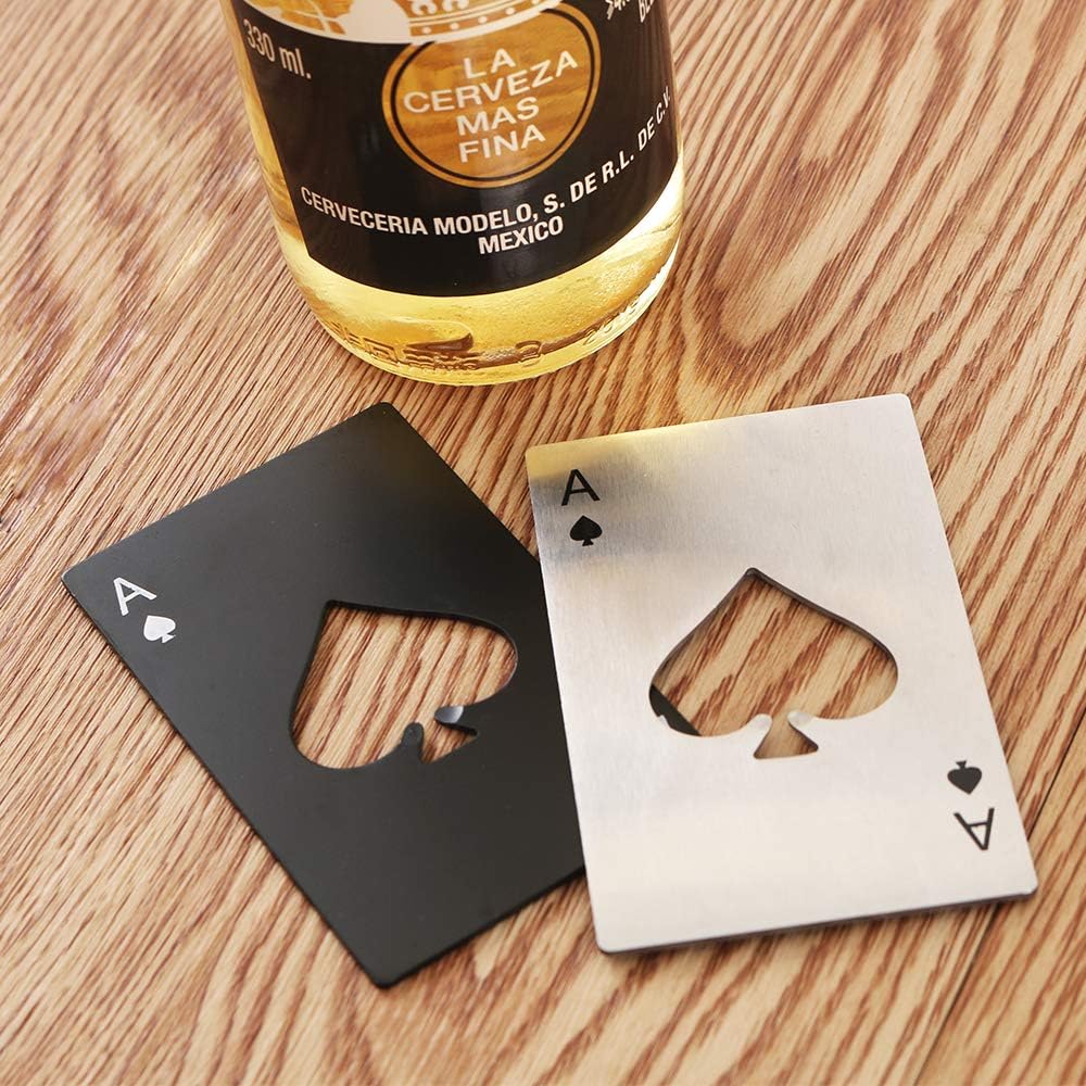 CILIFER® Stainless Steel Casino Poker Bottle Opener Set