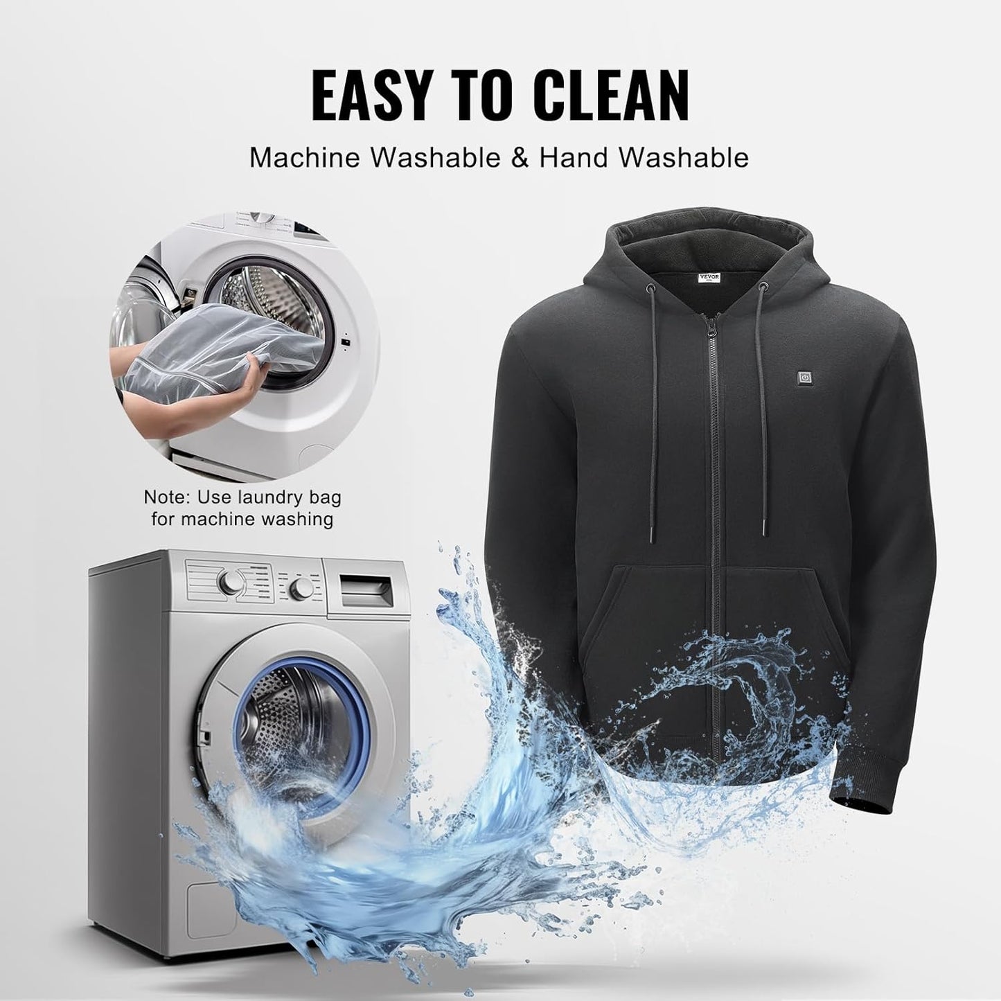 SFRCORD® Jackets for Women Men with Battery Pack 7.4v. Winter Heated Coat.