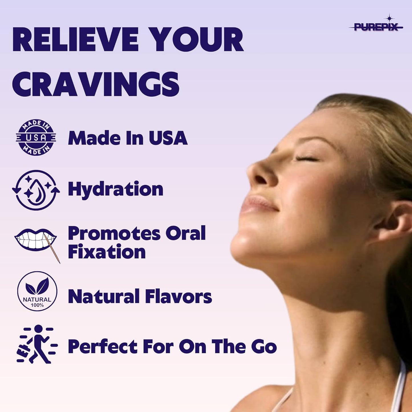 CZTICLE® Help Quit Smoking Extra Thick Boosting Flavored Toothpicks with Lobelia to Help Quit Smoking - Oral Fixation - Nicotine Free Toothpicks - 4 Flavors Kosher Variety Pack