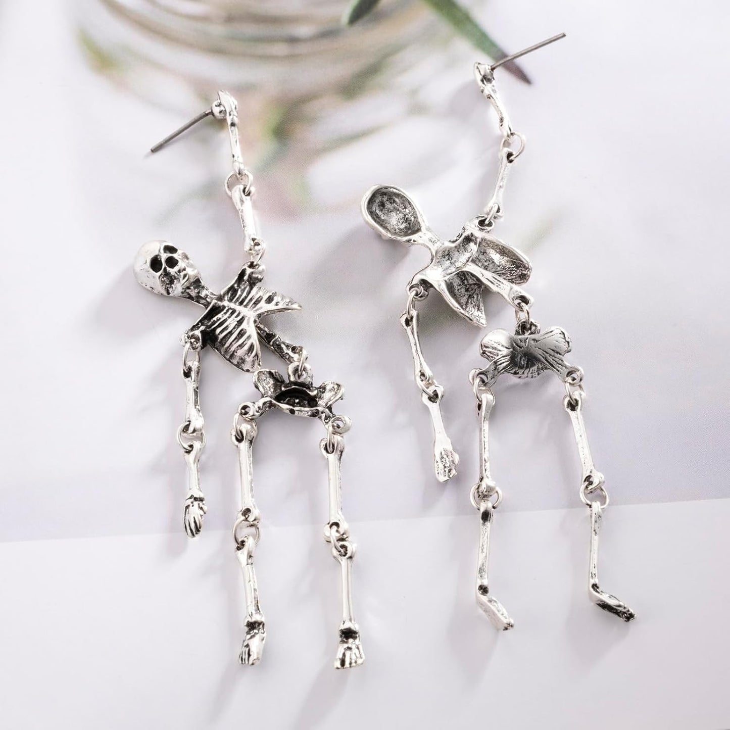 CILIFER® Halloween Earrings for Women Gothic Punk Skull Halloween Jewelry