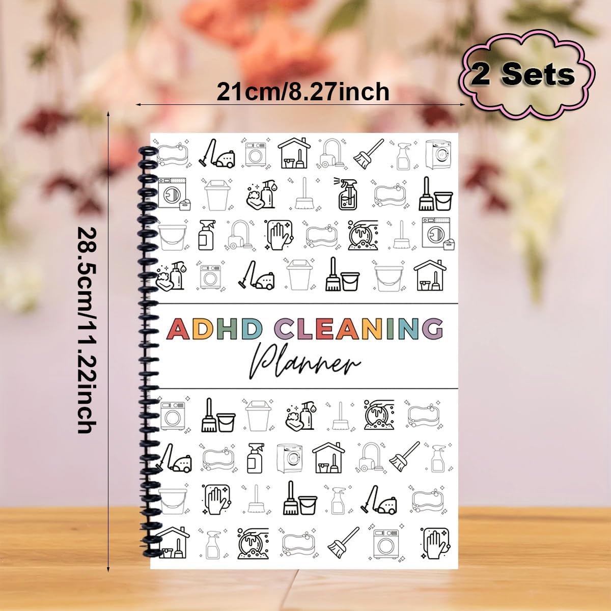Cilifer® 2 Pack Cleaning Planner. Cleaning Schedule and Checklist Organizer. Daily Weekly Monthly Household Cleaning Planner. Chore Chart Notebook for Home. Family Cleaning Tasks. DIY Home Improvement. Editable Template