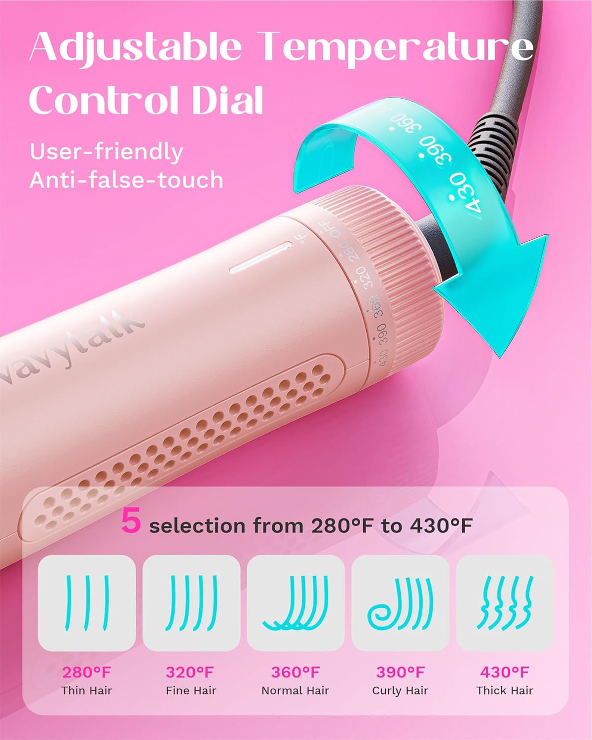 CZTICLE® Blowout Boost Thermal Brush and Cool Curl Airflow Styler