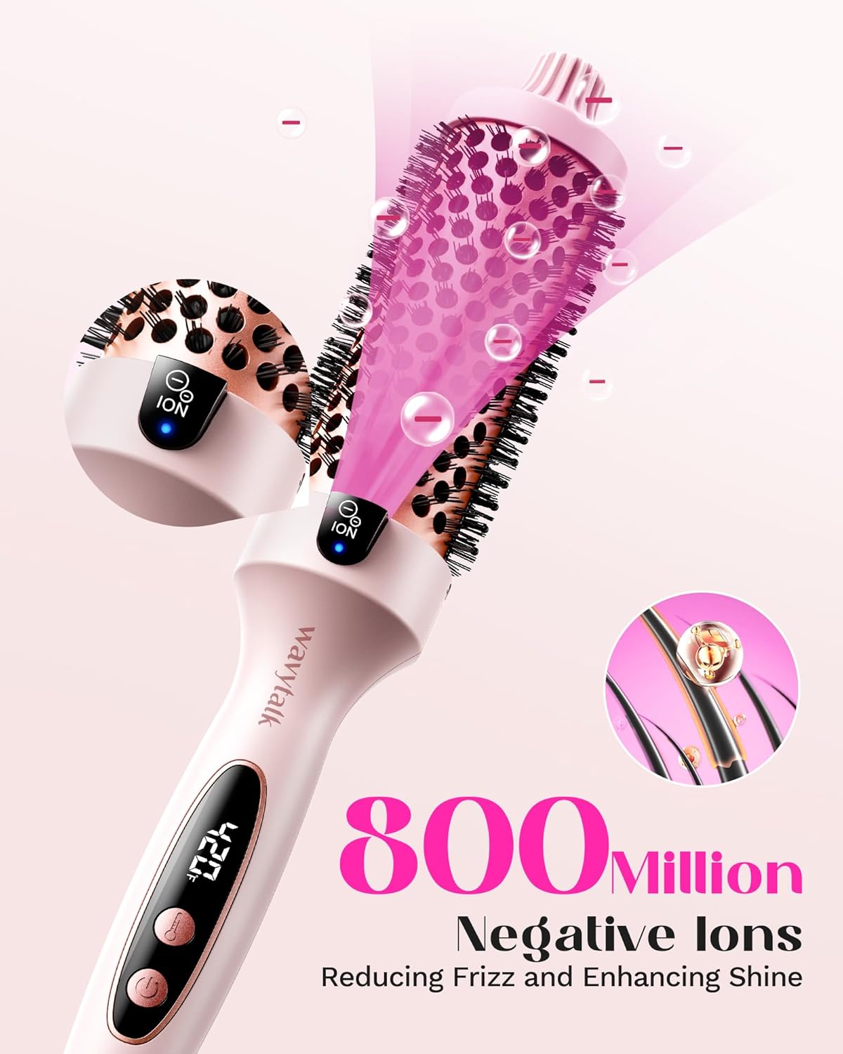 CZTICLE® Blowout Boost Thermal Brush and Cool Curl Airflow Styler