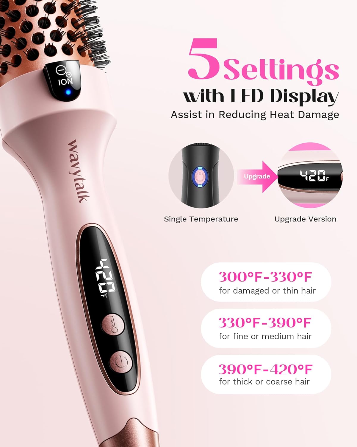 CZTICLE® Blowout Boost Thermal Brush and Cool Curl Airflow Styler