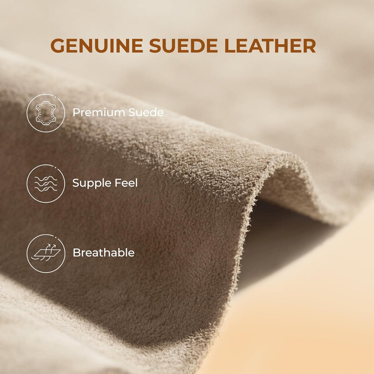 Cilifer® Women's Fuzzy Cozy Slippers Genuine Suede Indoor Outdoor Fluffy Home Comfy Winter Slip