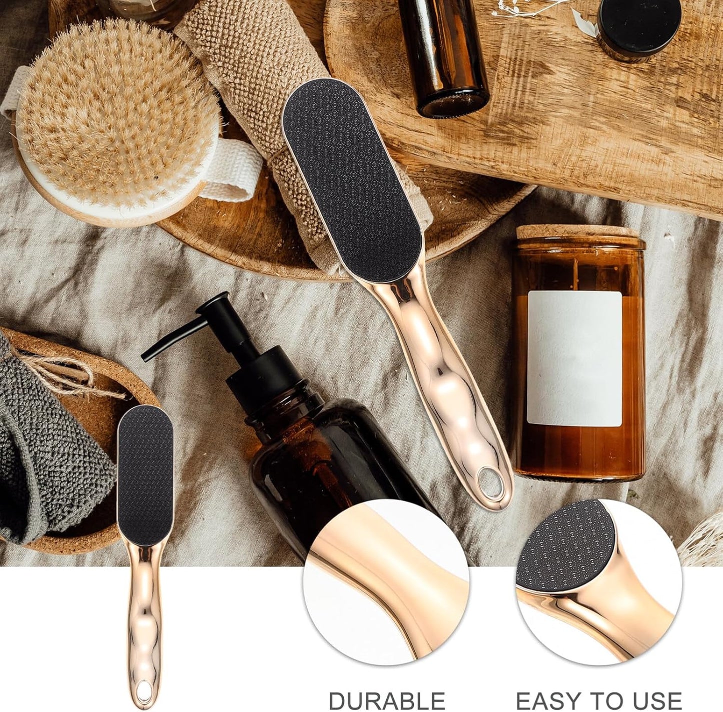 CZTICLE® Foot rubbing Board Remover for feet Foot Sole exfoliating Pedicure Grater for feet Foot File kit Heel Scraper for feet Foot Shaver Stainless Steel no Clippers