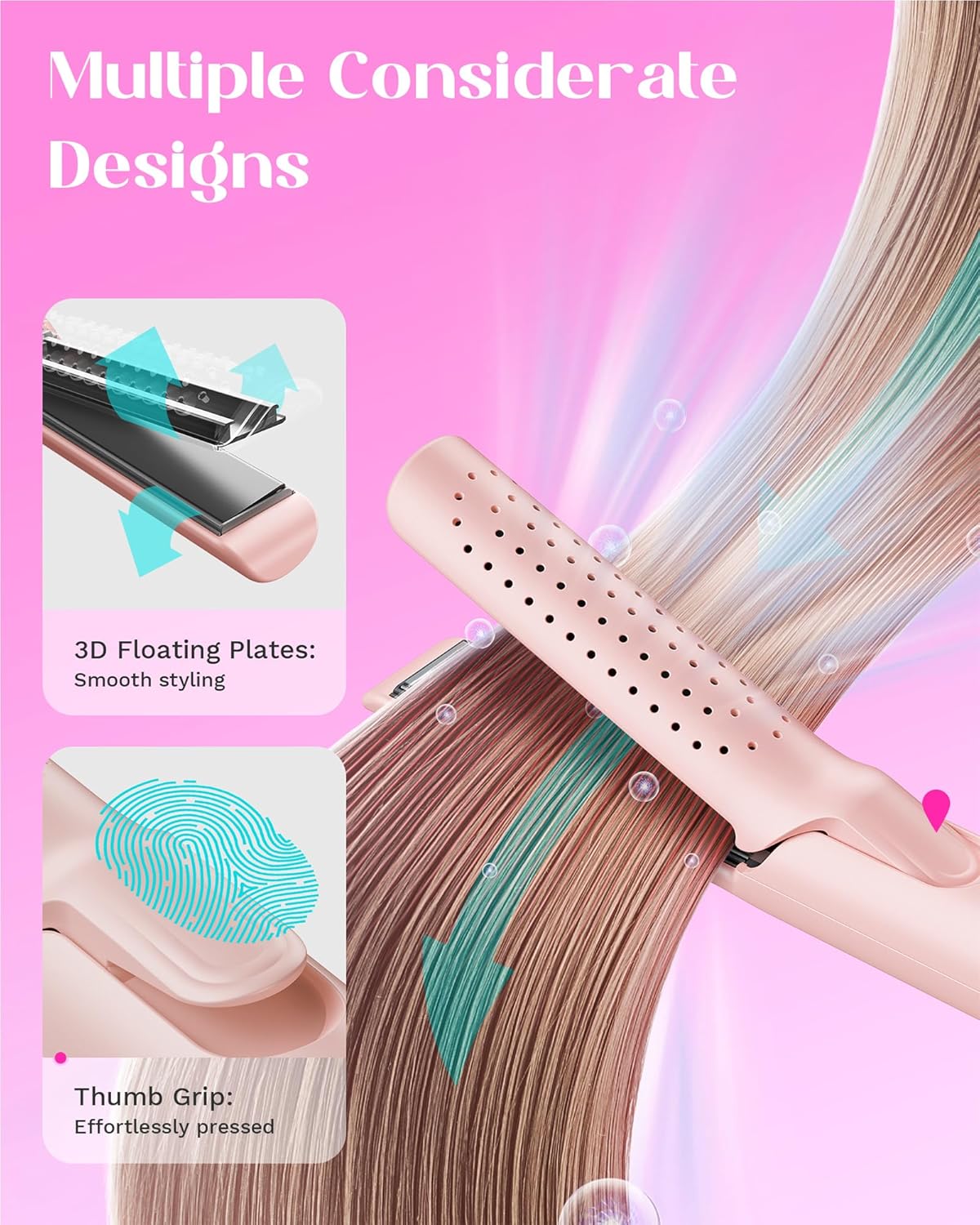 CZTICLE® Blowout Boost Thermal Brush and Cool Curl Airflow Styler