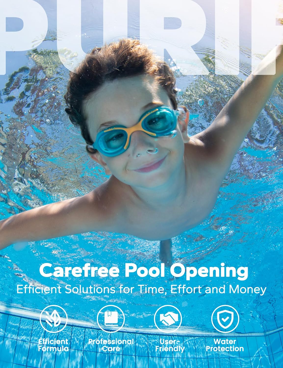 CZTICLE® 3 in 1 Winter Closing Kit - Pool Winterizing Kit for Above Ground Pool and inground Pools. Easy to Use - Up to 30.000 Gallon