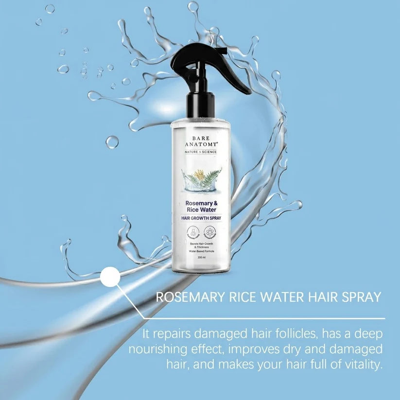Rosemary & Rice Water Hair Growth Spray - 200 ml