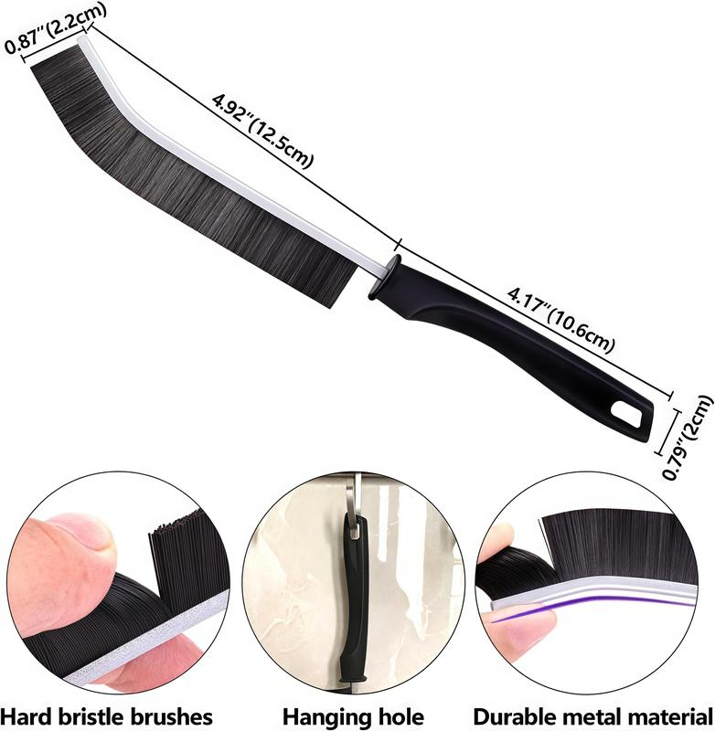 CZTICLE® 5 Pcs Crevice Cleaning Hard Bristle Brush Multifunctional for Bathroom Kitchen