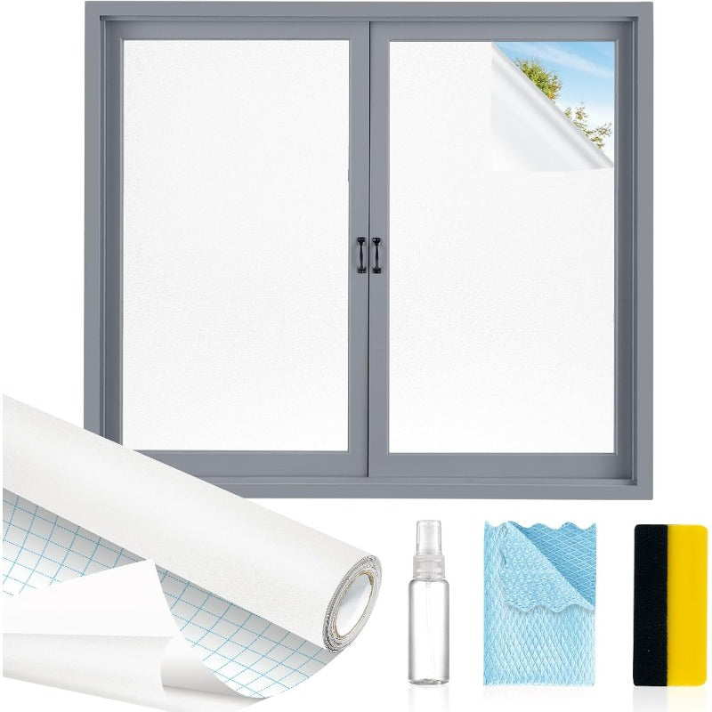 CZTICLE® Privacy Window Film – Static Cling Mirror Tint with Full DIY Kit