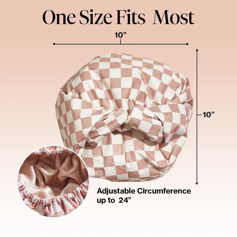 🎁Last Day Promotion 49% OFF🔥-Kitsch Luxury Shower Caps for Women Reusable Waterproof