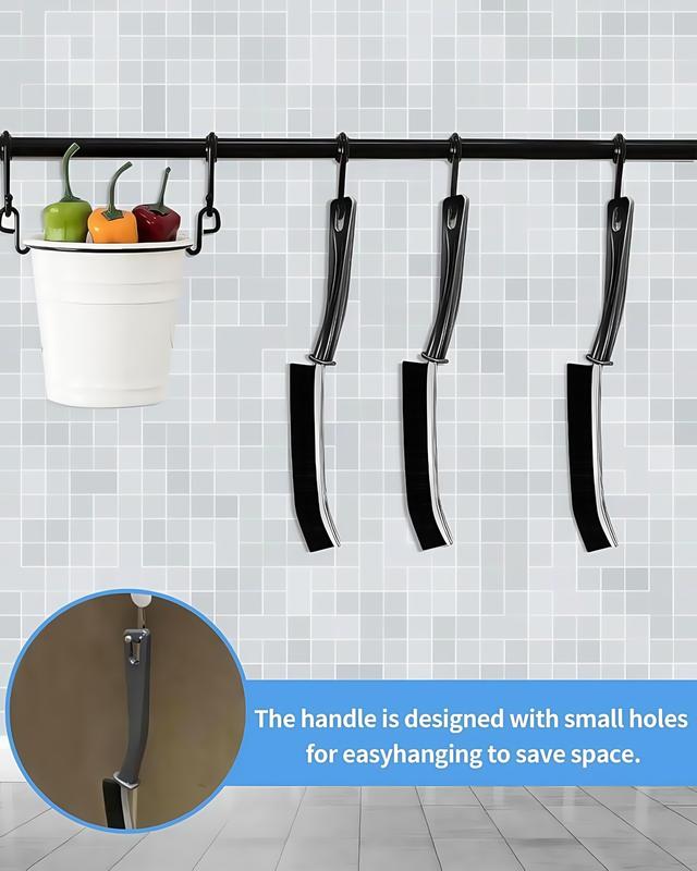 CZTICLE® 5 Pcs Crevice Cleaning Hard Bristle Brush Multifunctional for Bathroom Kitchen