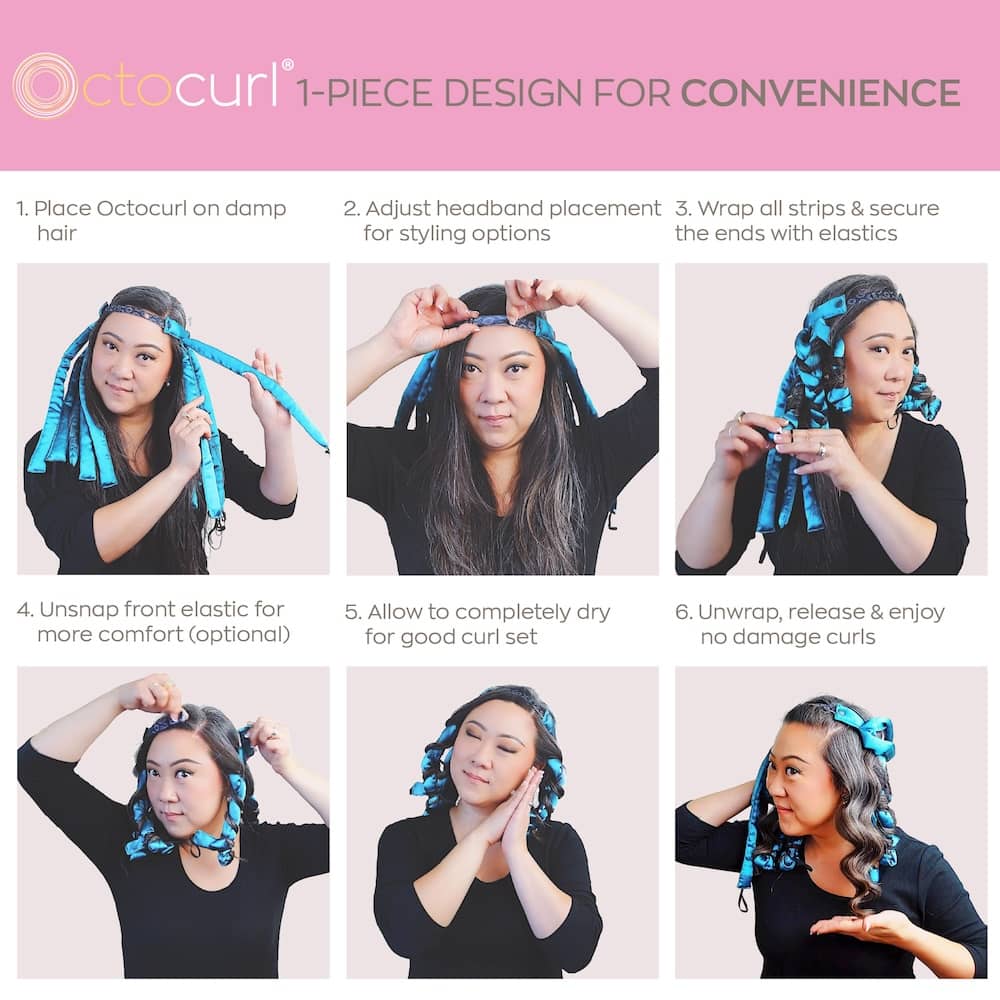 CZTICLE® Heatless Curler Headband