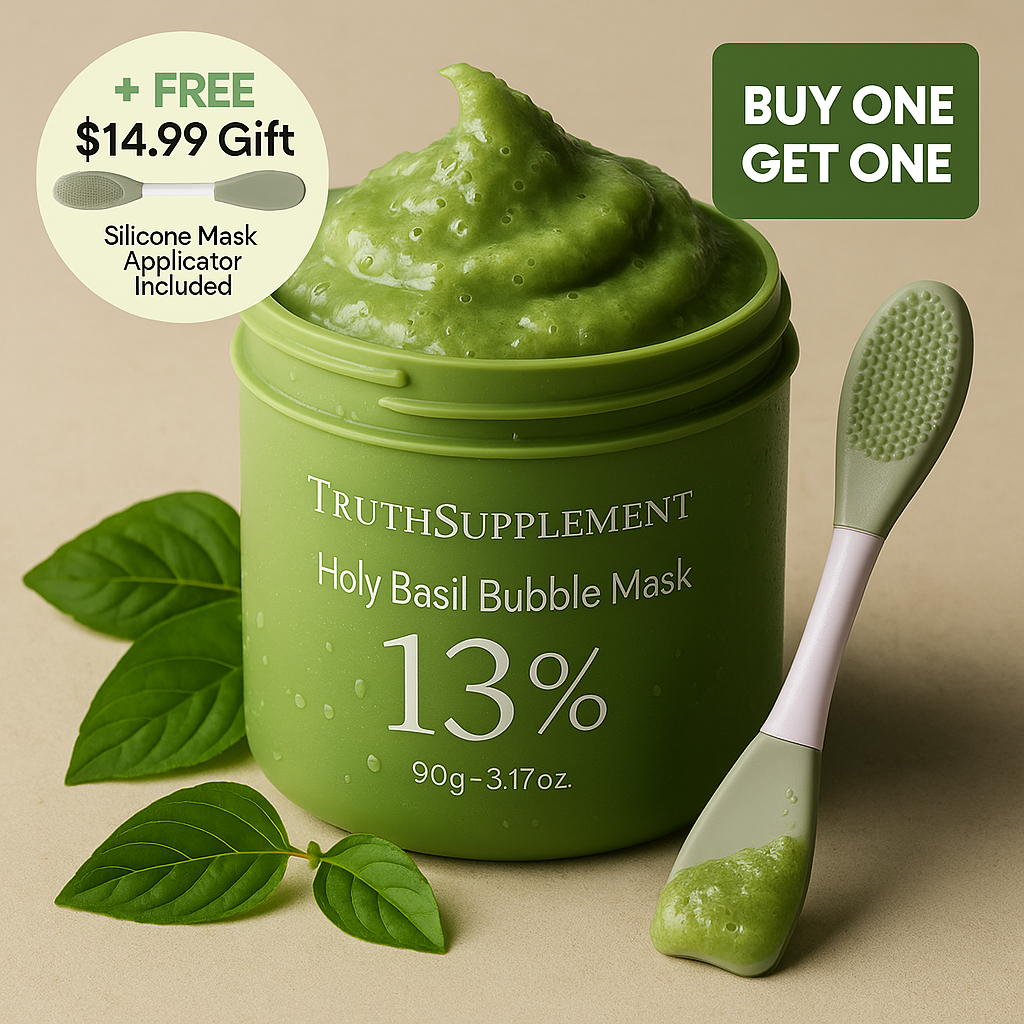 LUHAKA® Holy Basil Bubble Mask