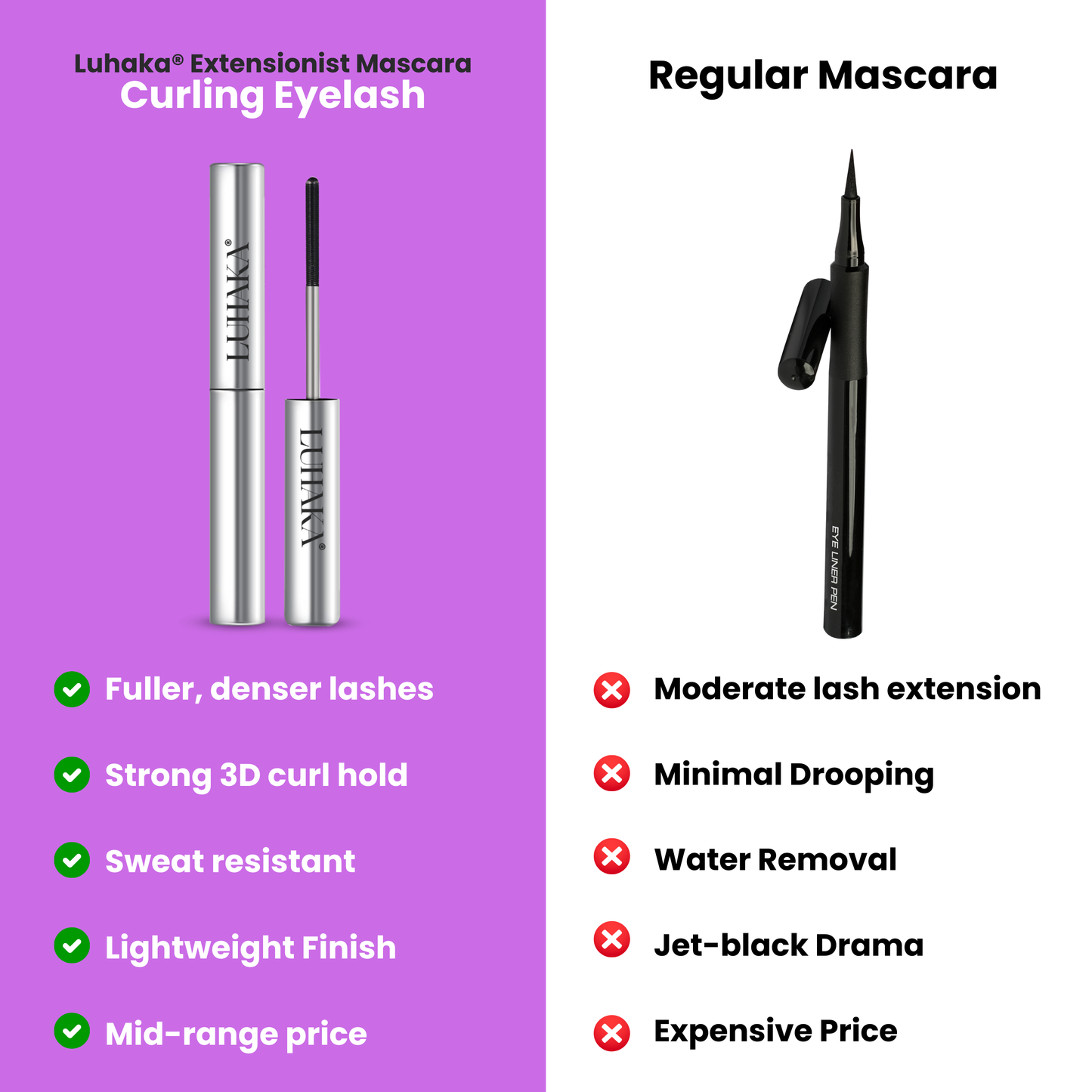 Luhaka® Extensionist Mascara Curling Eyelash